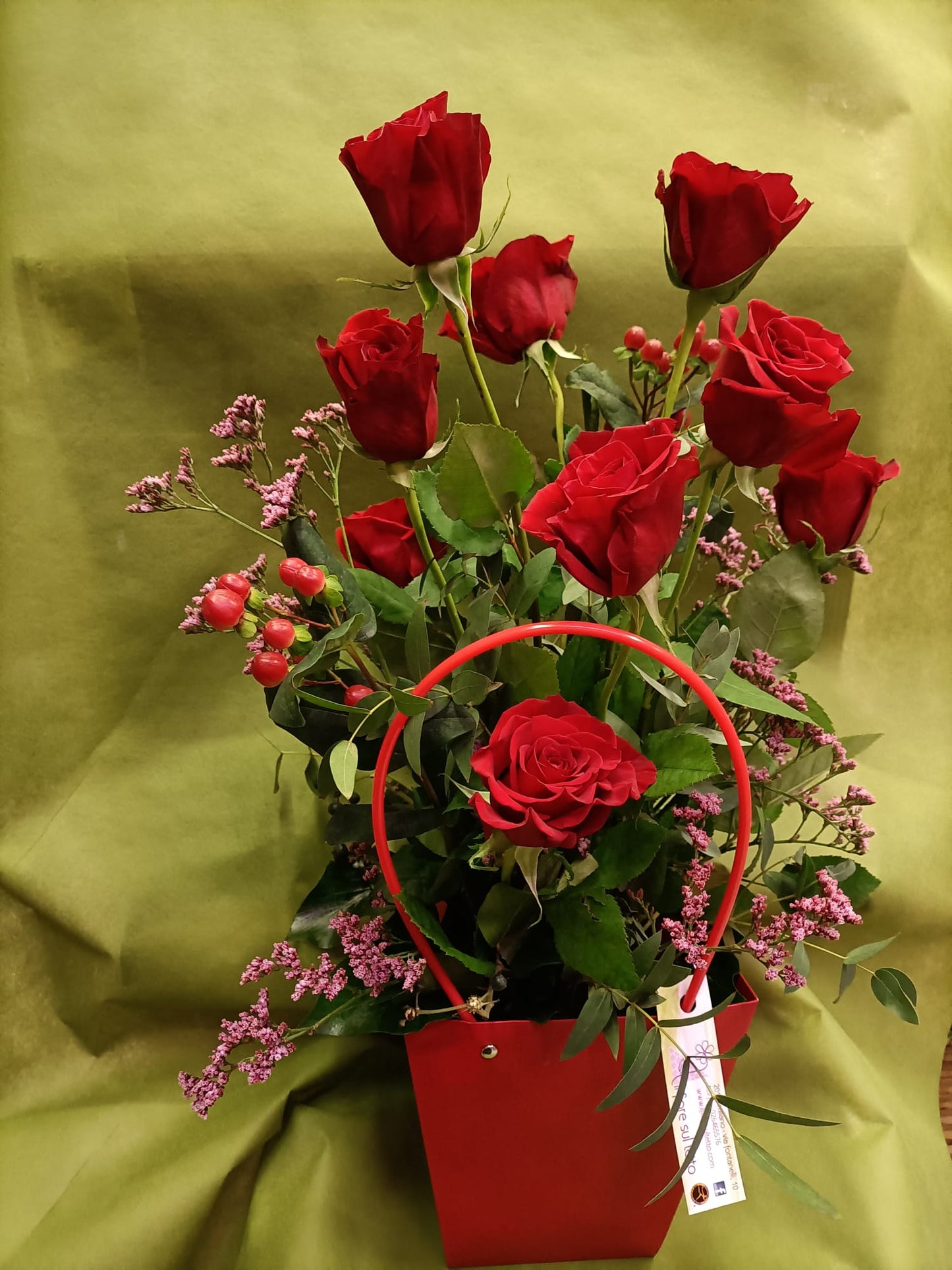Borsa fiorita