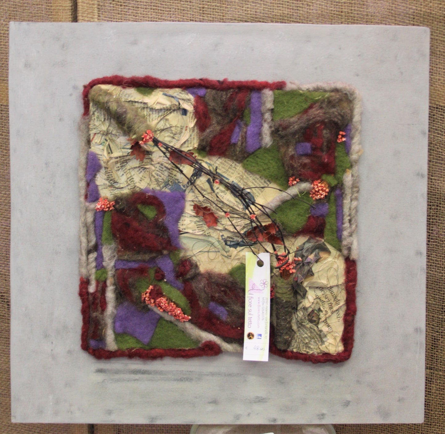 Quadro in lana