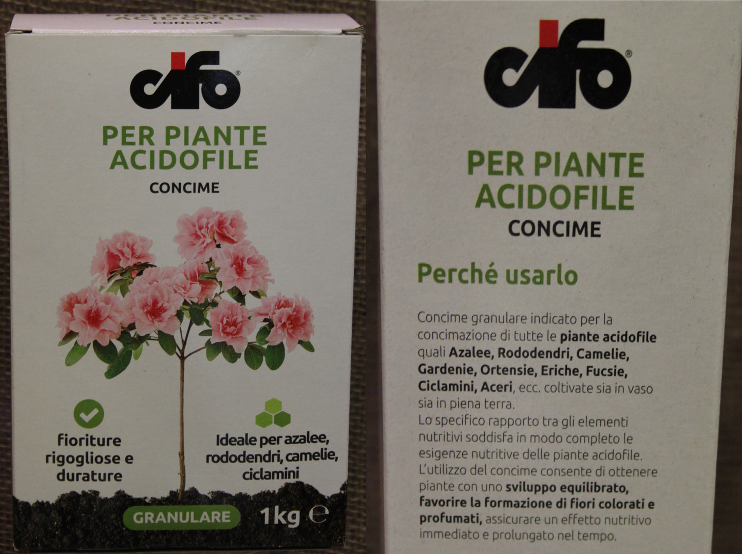 CONCIME PIANTE ACIDOFILE IN POLVERE